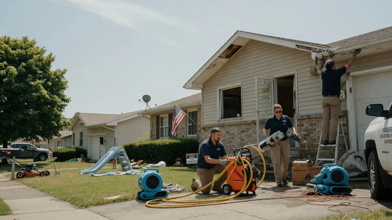 Water Damage Restoration in Rochester, IL near me